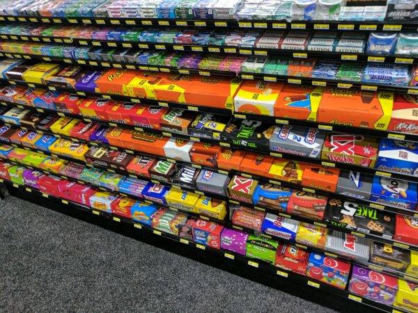 Candy Shelves for Convenience Stores