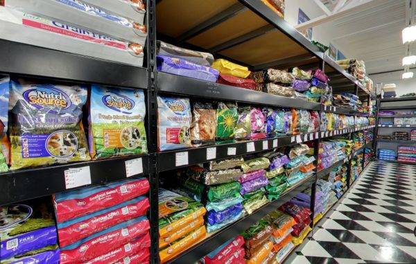 Pet Store Wide Span Shelving