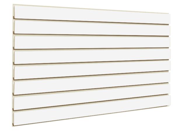 White Slatwall Panel