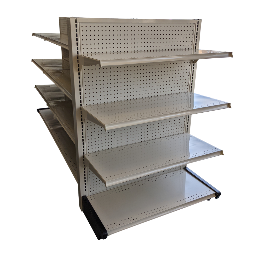 Storflex Almond End Unit Shelving