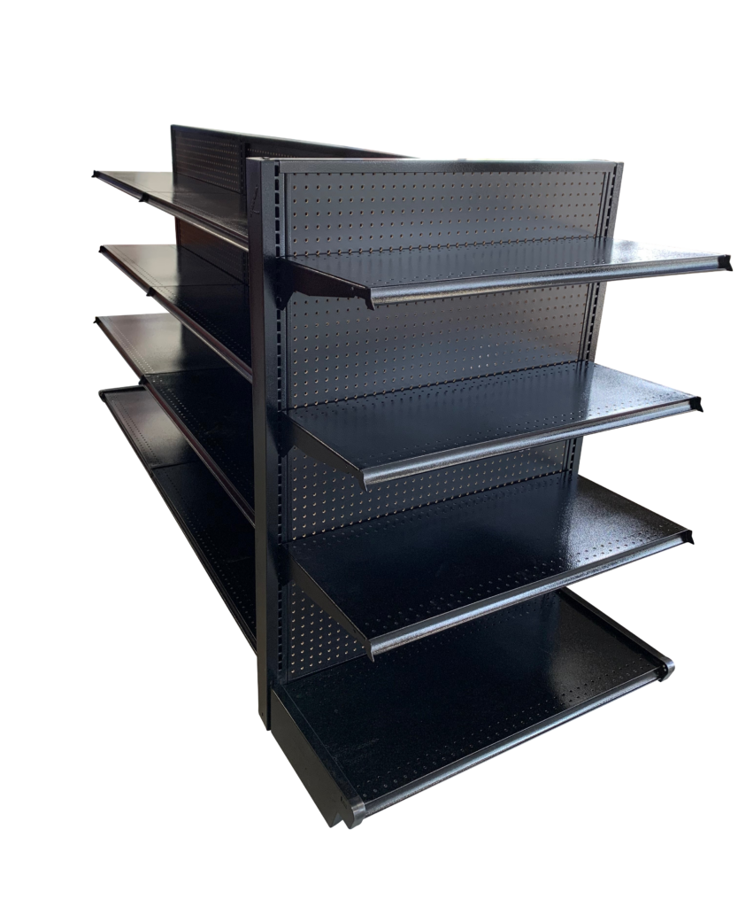 Storflex Black Gondola Shelving