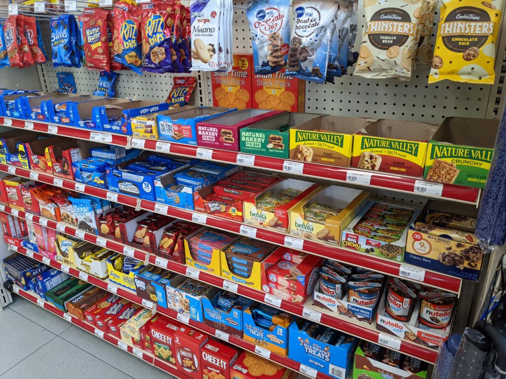 4 Shelf Under Counter Rack, C-Store Displays