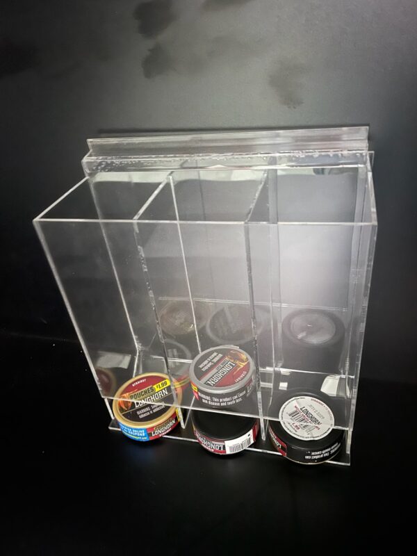 3 Opening Acrylic Cigarette Display